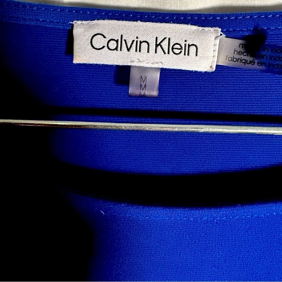 Calvin Klein 3/4 Chiffon Sleeve Blouse, medium, Round Neck Pullover - Picture 5 of 7